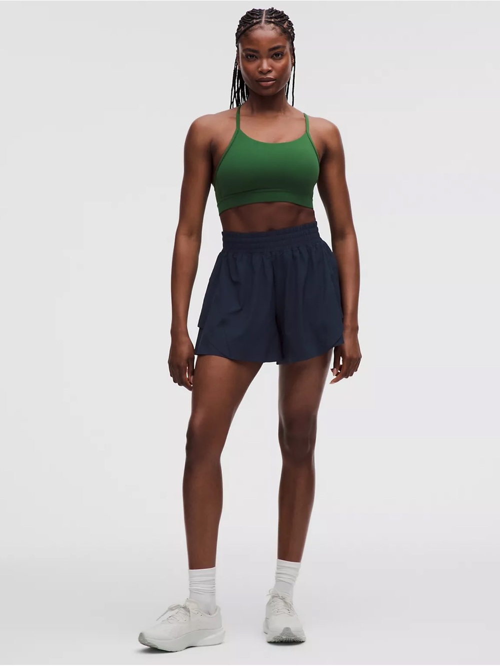 lululemon Shake It Out High-Rise Running Short 4" Navy